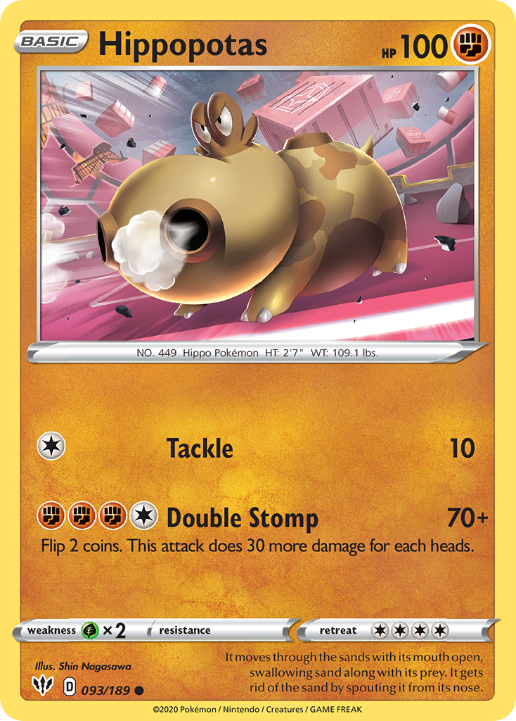 Hippopotas 93/189 Darkness Ablaze