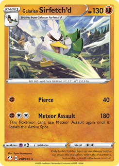 Galarian Sirfetch'd 98