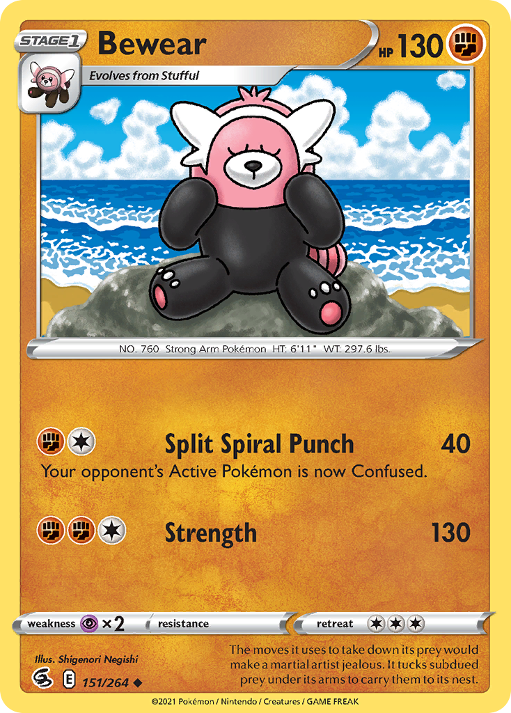 Bewear 151/264 Fusion Strike