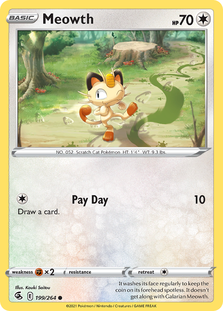 Meowth 199/264 Fusion Strike