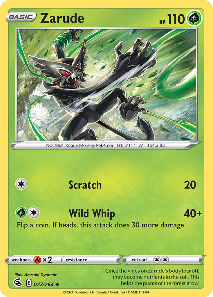 Zarude 27/264 Fusion Strike