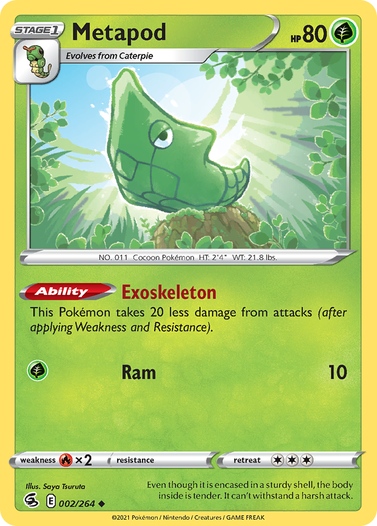 Metapod 2/264 Fusion Strike