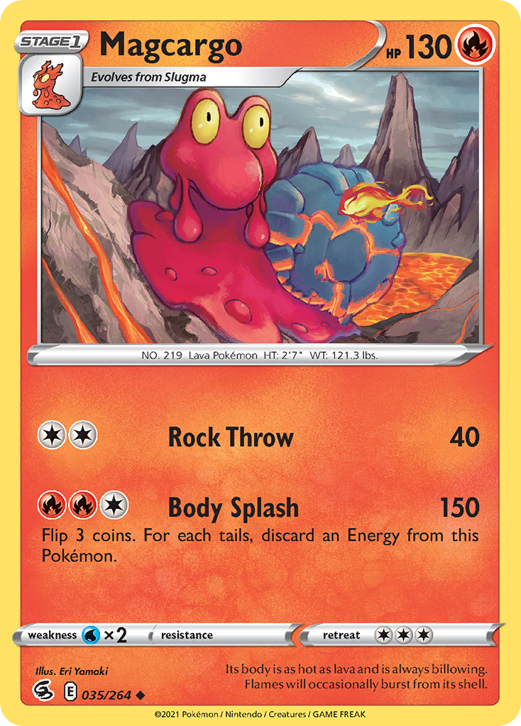 Magcargo 35/264 Fusion Strike