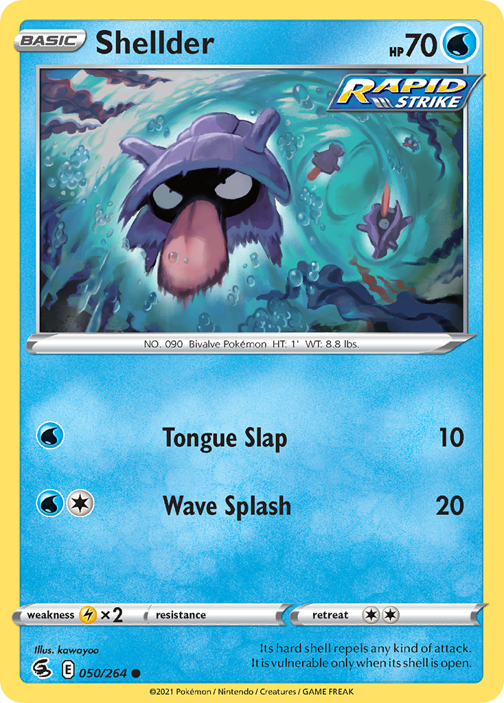 Shellder 50/264 Fusion Strike
