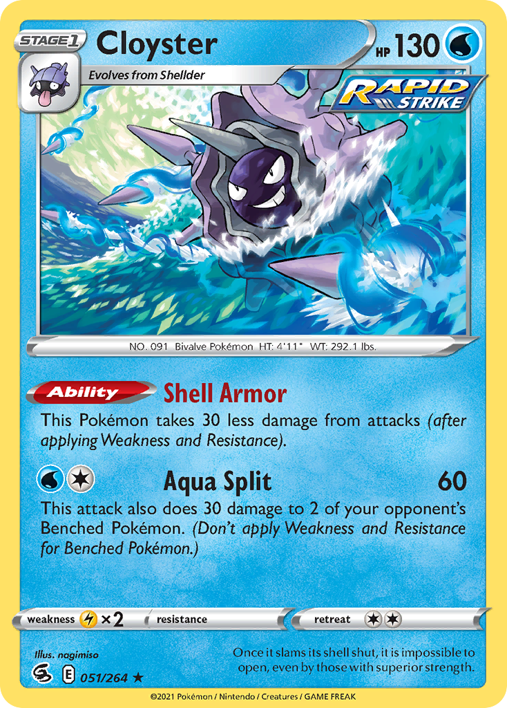 Cloyster 51/264 Fusion Strike