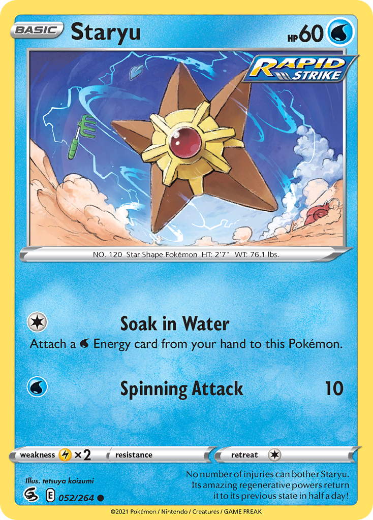 Staryu 52/264 Fusion Strike