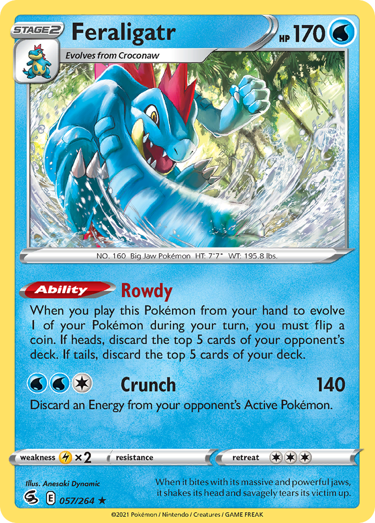 Feraligatr 57/264 Fusion Strike