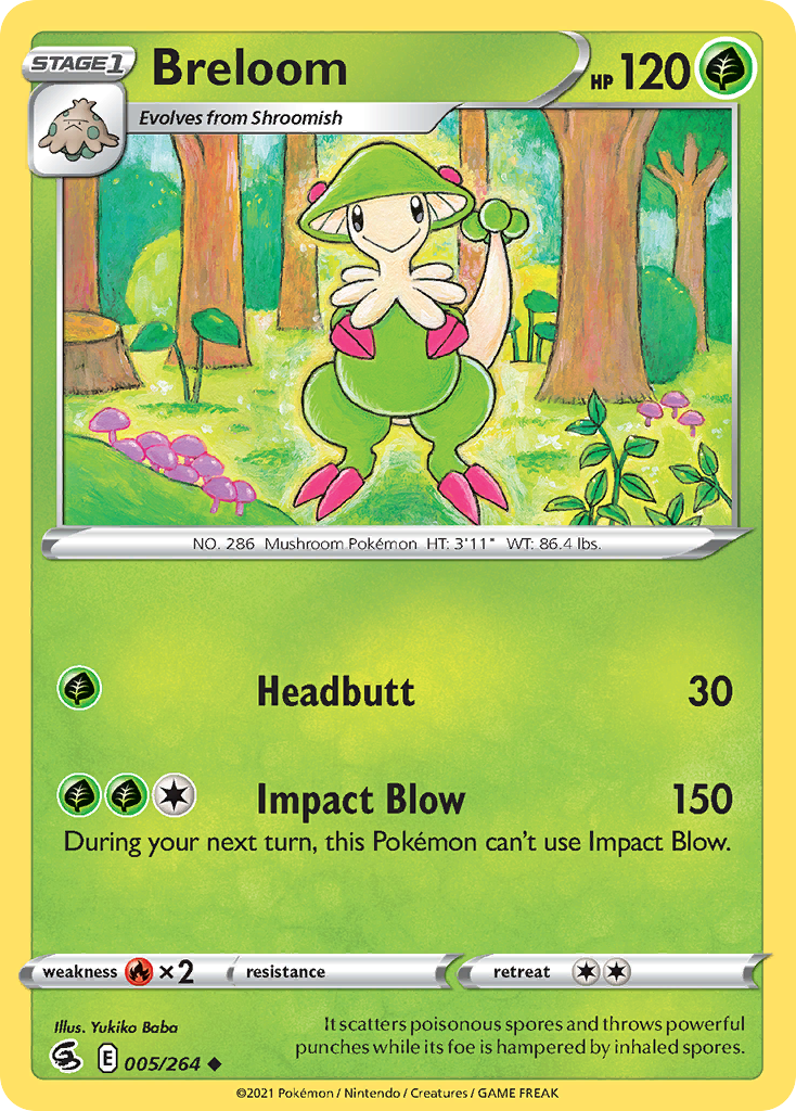 Breloom 5/264 Fusion Strike