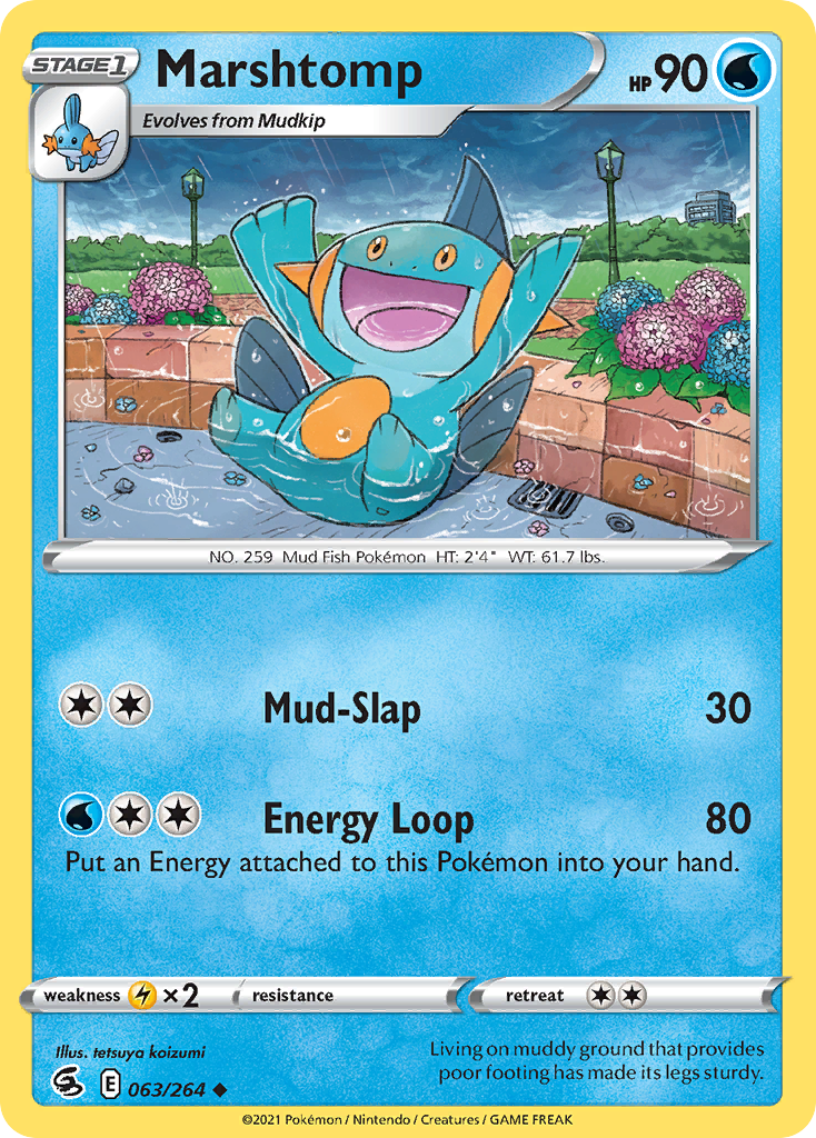 Marshtomp 63/264 Fusion Strike
