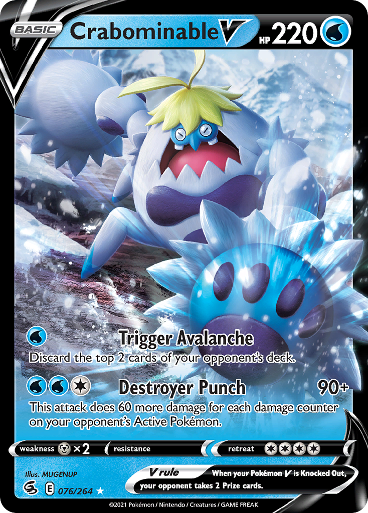 Crabominable V 76/264 Fusion Strike