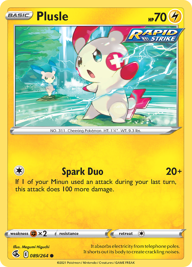 Plusle 89/264 Fusion Strike