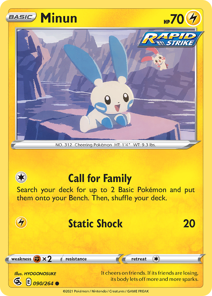 Minun 90/264 Fusion Strike