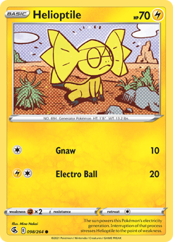 Helioptile 98