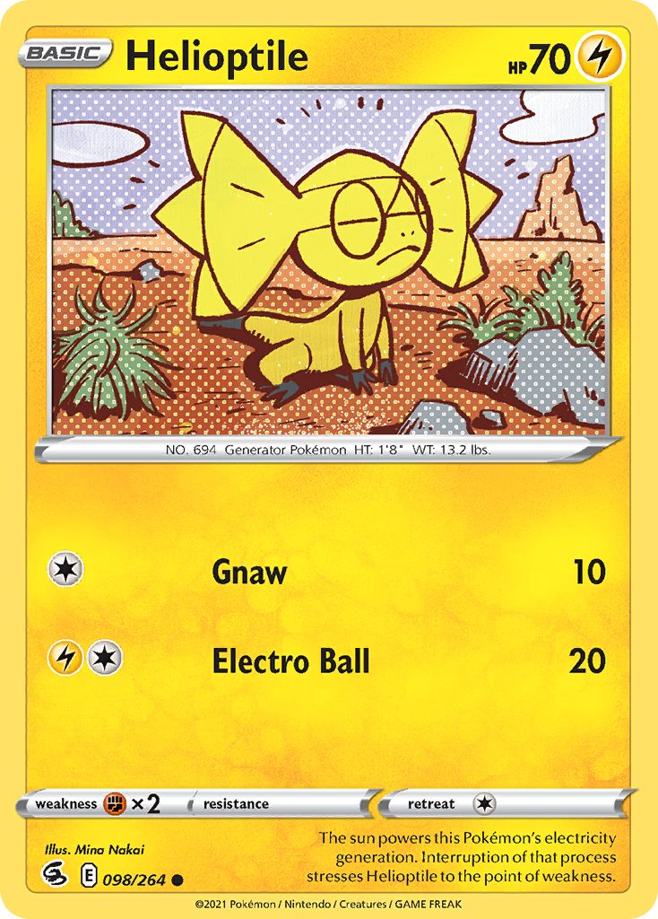 Helioptile 98/264 Fusion Strike