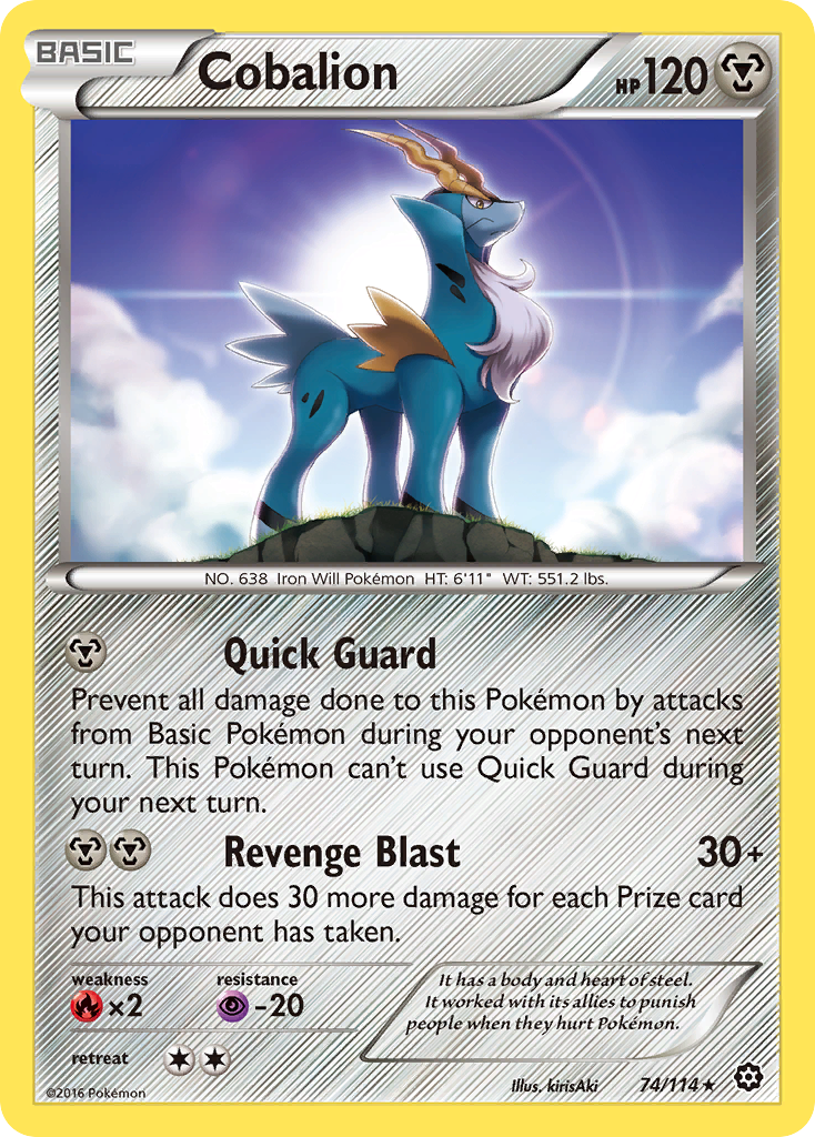 Cobalion 74/114 Steam Siege