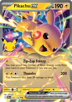 Pikachu ex 54